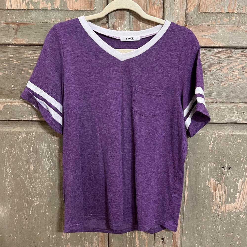 MSI Purple and White T-Shirt